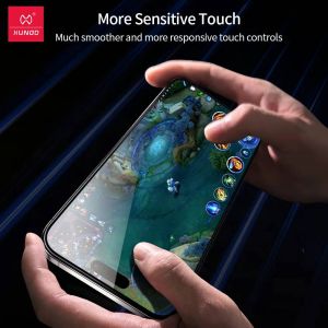 XUNDD Axe Series FULL Tempered Glass Screen Protector iphone 14 PRO MAX / 14 PRO / 14 / 14 Plus / iphone 15 pro max / i15 pro / i15 plus / i15 / iphone 13 pro max / i13 pro / i13 / iphone 11 pro max / i11 pro / i11