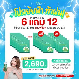 คลอโรฟิลล์ หนิงปณิตา ดีท็อกซ์ หนิง ปณิตา Ozy DTX Chlorophyll ปรับสมดุลลำไส้ ลดลม กรดไหลย้อน ลดกรดเกิน ช่วยย่อยอาหาร ไม่แน่น ไม่อึดอัด