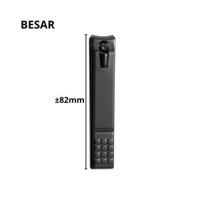 BCD - GUNTING KUKU HITAM STAINLLES MANICURE PEDICURE ALAT GUNTING KUKU