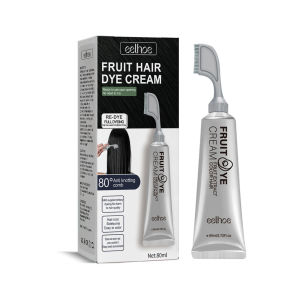 Hair Dye Cream Hair Care For Adults/Men Women/Vegetable Hair Cream/Natural Black Color/Safe Formula/Long Lasting/No Harm To Scalp/Suitable For Daily Use