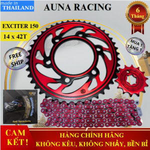 [ƯU ĐÃI] NHÔNG SÊN DĨA EXCITER150 14 - 42T HÀNG CHUẨN ZIN - NHẬP KHẨU THÁI BẢO HÀNH 6 THÁNG