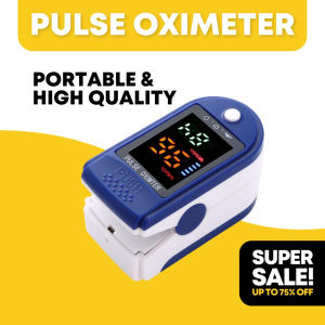🩺 100% HIGH QUALITY Blood Oxygen Pulse OXIMETER Finger Original Pulse Oxymeter ACCURATE Results Medical Supplies and Equipment for Family Men Women Kids Adult Nursing Digital Led Display Medical Equipment Fingertip Pulse Oximeter Home Care Device