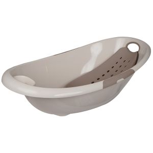 Thau chậu tắm bé đa năng nhựa VIỆT NHẬT 2202 - Có ván lưới tựa tắm tay vịn khay sữa tắm