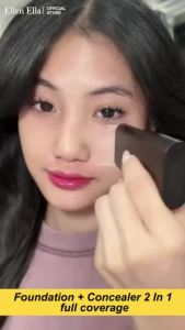 Ellen Ella Concealer Foundation Stick brush 2 IN 1 Waterproof Long-Lasting Makeup Base Oil Control