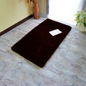 Sajadah bulu rasfur polos ukuran 115 cm x 65 cm x 5.5 cm isi busa LP