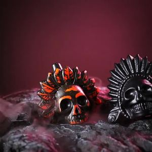 Mayan Cultural Symbols Indian Battle Whistle Aztec Whistle Stress Relief Toy Haunted House Prop Cross-Border Hot Item