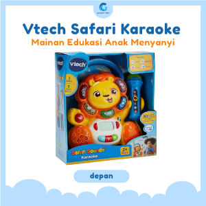 Mainan Edukasi Anak Karaoke Vtech Safari Sounds Karaoke Original