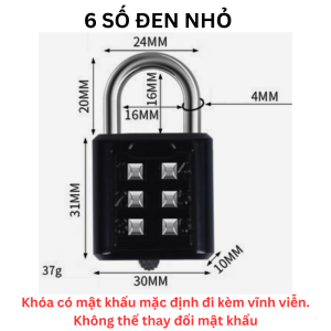 Khóa Số Chống Trộm Inox An Toàn