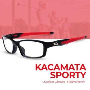 Kacamata Sport Pria Lensa Bening