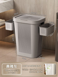 Justliving quần áo bẩn lưu trữ giỏ đồ gia dụng sức chứa lớn với nắp quần áo phòng tắm Giỏ quần áo giỏ lưu trữ gàu giỏ đựng đồ giặt với nắp ròng rọc cho phòng ngủ phòng tắm