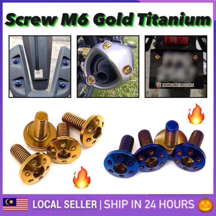 Yamaha Y15 Y16 Rear Fender Screw SKRU MUDGUARD BELAKANG SCREW NO