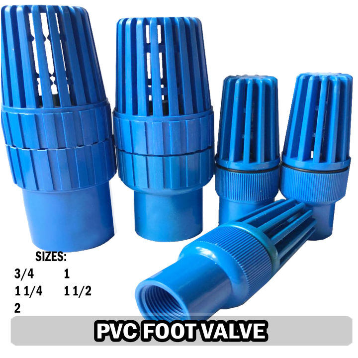 Foot Step Valve PVC FOOT VALVE BLUE PLAIN (1pc) | Lazada PH