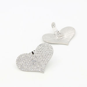 [Free Shipping] High-Heeled Shoe Buckle With Heart Design Wedding Shoe Accessory Work Shoe Front Flower Detachable Shoe Flower Decoration