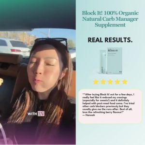 Muyuan~Dr. Ora Block It Natural Carb Blocker & Calorie Support Weight Management Keto & Low-Sugar Diet Friendly 10 Sachet