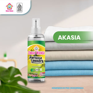 Parfum Laundry Aroma Akasia 250ml Wangi Murah dan Tahan Lama dengan Produk Ori Berizin Edar dari KEMENKES RI Omah Wangi