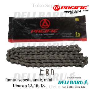 Pacific Rantai single speed sepeda anak ukuran 12 16 18