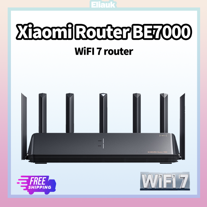 【Local stock】WIFI 7 Router Xiaomi Router BE7000 2.4GHz/5GHz Network Port Xiaomi Router original wifi7 Gigabit Fast Network router/小米路由器