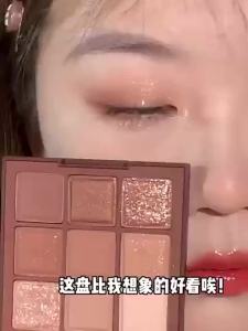ROIO Chocolate nine-color eyeshadow palette glittery pearlescent matte earth tones pure and nude makeup affordable price