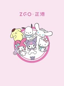 ZGO Sanrio Hello Kitty Sports Digital Watch Student Kids Watch Girls Waterproof Red Electronic Watch Gift 8573