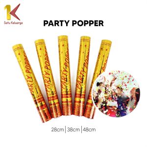 Satu Keluarga Confetti Popper Party C785 Popper Ulang Tahun & Wedding Semburan Kertas Warna Warni