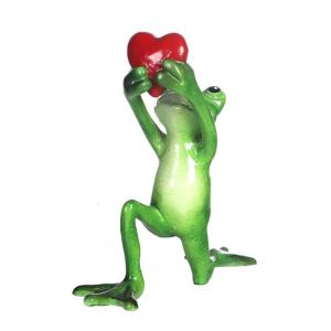 Resins Couple Lover Frogs Figurine Wedding Gift Funny Creative Love Declarations Frogs Statue Ornaments for Home Garden Decoration