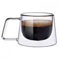 Gelas Cangkir Kopi Double Glass Coffee Mug 200ml. 