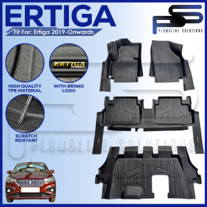 TPE Extended Deep Dish Matting for Suzuki Ertiga 2019-Onwards Car Matting Floor Liner / Floor Car Matting / Car Accessories