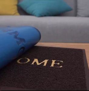 Eaosn Mall #COD HOT Welcome Doormat PVC Mat Rugs Carpets Anti Slip Home Entrance Floor Rug Non-slip Doormat