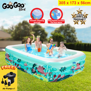 [11.11]  Bestway/Every1 3.05 Meter 54009 (305cm x 183cm x 56cm) Extra Large 3 Layers Inflatable Family Swimming Pools For Kid or Family [NP170] Toys for boys kids toys