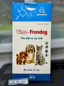 VIME-FRONDOG - HỖ TRỢ GIẢM VE RẬN BỌ CHÉT TRÊN CƠ THỂ CHÓ MÈO - ĐUỔI KIẾN MỐI CÔN TRÙNG VÀ GIÁN