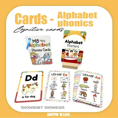 English Flash Card การ์ดคำศัพท์เพื่อการเรียนรู้ บัตรภาพบัตรพยัญชนะไทย ก-ฮ เสริมสร้างพัฒนาการเด็ก แฟลชการ์ดคำศัพท์