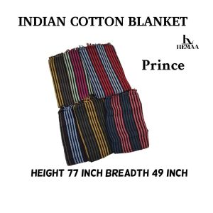 Raja Selimut Selesa India | Selimut Cotton | Cotton Indian Blanket | Yoga Blanket | Donation Blanket (Random Colours)