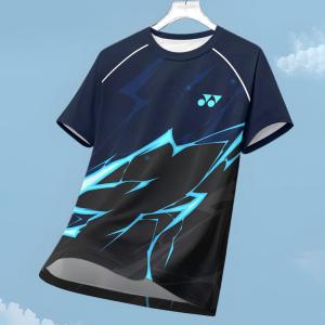 Yonex Jersey Badminton Brand T-shirt Dry Fit Shirt Mens Compression Shirt Casual Sports Short Sleeved Outdoor Running Shirt Gym Clothes