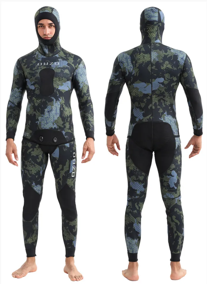 HQ 7mm wetsuits men spearfishing suit diving suit wetsuit Fishing