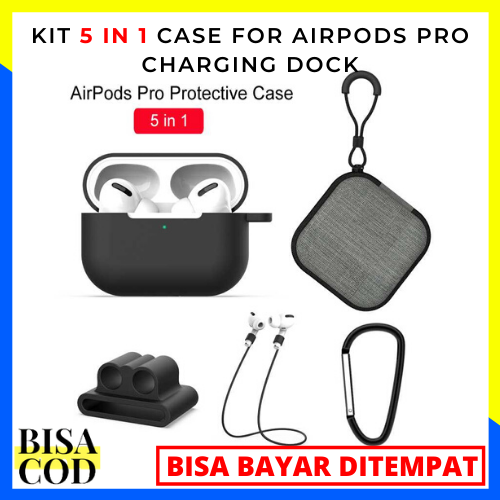 KIT IN CASE FOR AIRPODS PRO CHARGING DOCK WITH CARABINER LOST