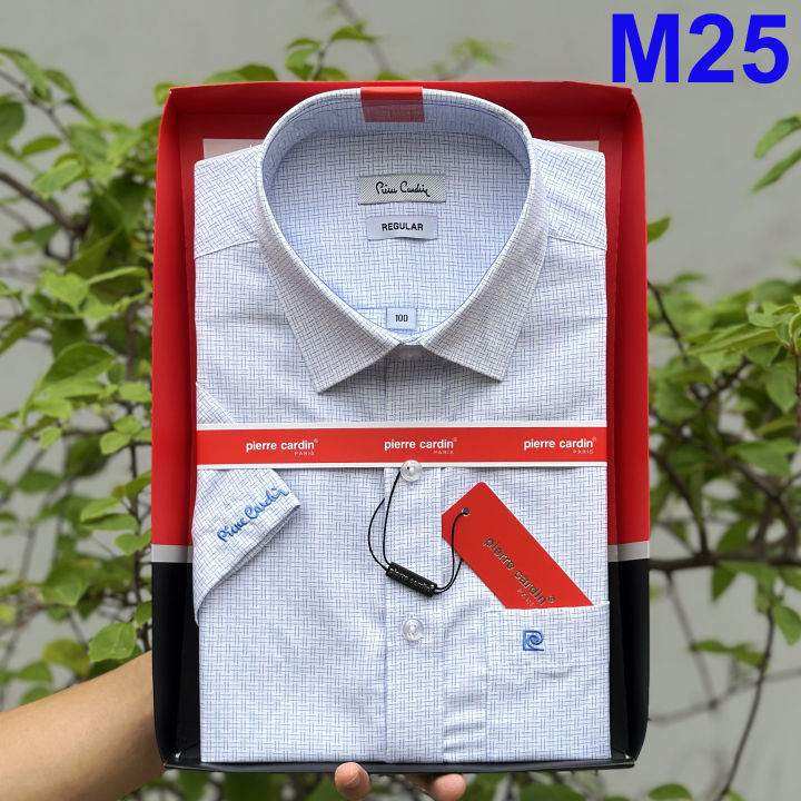Áo Sơ Mi Nam Pierre Cardin in họa tiết, Sơ Mi Nam Công Sở Trẻ Trung, Áo Sơ Mi Cao Cấp Chính Hãng