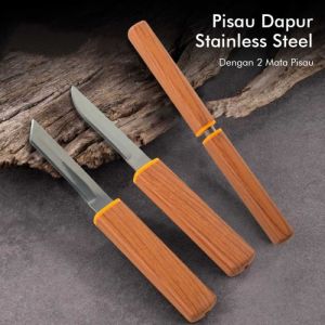 MLT - Pisau Katana 2in1 Pisau Dapur Koki Pisau Katana 2 in 1 Pisau Double 2 (TERMURAH)