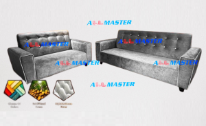 Sofa Baldu Kelabu High Quality Velvet Sofa Set 2+3 SEATER Sofa Baldu 2 Seater 3 Seater