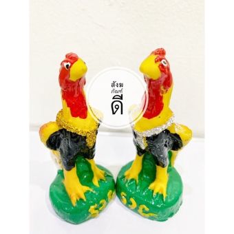 รูปจากผู้ขายบน Lazada: ไก่แก้บน ไก่ สร้อยเงินทอง ไก่ถวายไข่ ไก่ราคาถูก ราคาต่อ1ตัว ไก่นำโชค ขนาด 4.5 นิ้ว ถวายไอ้ไข่ แก้บน รูปปั้นไก่ ตั้งราคา ฿22 ขายแล้ว 865 ชิ้น
