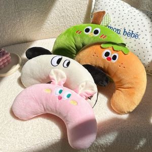 SWEET ELVES Neck Protection Cat U-shaped Pillow Soft Sleep Together Puppy Headrest Unique Anti-slip Animal Deep Sleep Toy Dog Kennel Accessories