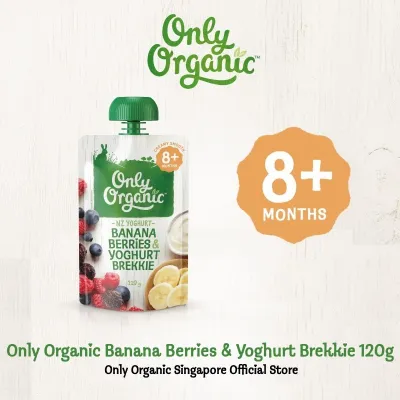 Only Organic Banana Berries & Yoghurt Breekie 120g - From 8 Months