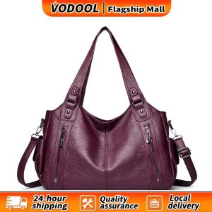 【Fast delivery】 Elegant Women Crossbody Bag in PU Leather with Multiple Pockets for Daily Use Work and Travel in Stylish Colors