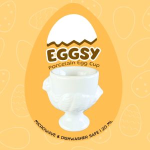 EGGSY Egg Cup | Porcelain Egg Holder | Tempat Telur Keramik