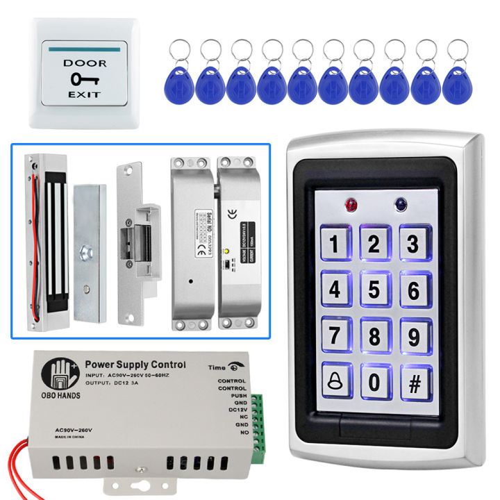 Metal Access Control System Kit With Waterproof Coverelectric 180kg ...