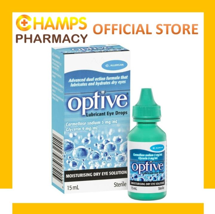 ALLERGAN OPTIVE LUBRICANT EYE DROPS 15ML Lazada