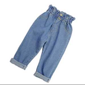 Boyfriend Anak pinggang karet 2 kancing/celana anak boyfriend