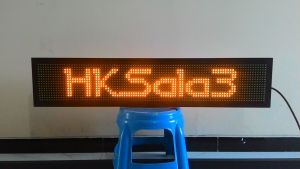 Running Text Kuning 20x100cm Wifi Outdoor