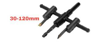 MATA BOR PISAU JANGKA ADJUSTABLE DRILL BITS CIRCLE HOLE SAW CUTTER PEMBOLONG PELUBANG PEMOTONG PAPAN KAYU PLAFON GYPSUM GRC BENTUK LINGKARAN BULAT BUNDAR BOX SPEKER SPEAKER SALON AUDIO MOBIL LAMPU DOWNLIGHT DOWN LIGHT KUAT TAJAM MULTIFUNGSI SERBAGUNA