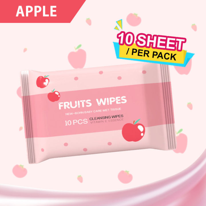 𝗠𝗨𝗟𝗧𝗜 𝗣𝗔𝗖𝗞 》10/20/50pcs Baby Wipes Wet Tissue Mini Travel Unflavor Tisu ...