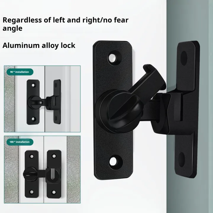 Barn%20Door%20Lock%20Simple%20Installation%20Anti-Theft%20Heavy%20Duty%20Bar%20Gate%20Latches%20Safety%20Slide%20Door%20Lock%20for%20Bathroom%20Garden%20-%20Image%204